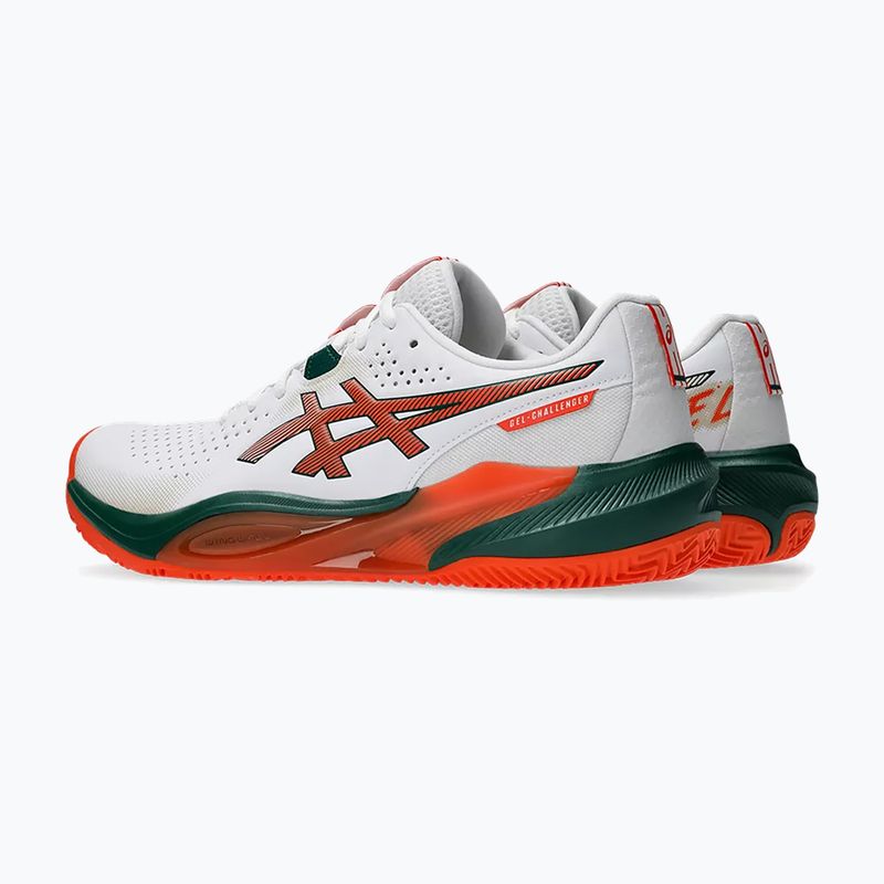 Férfi padelcipő Asics Gel-Challenger 15 Padel White/Energy Orange 3
