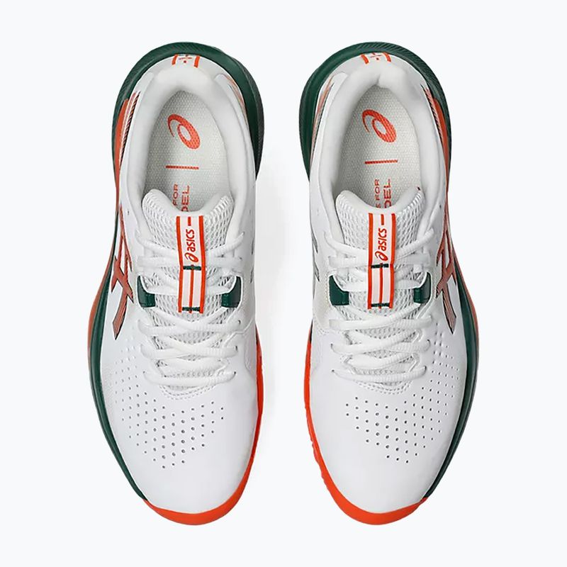Férfi padelcipő Asics Gel-Challenger 15 Padel White/Energy Orange 5