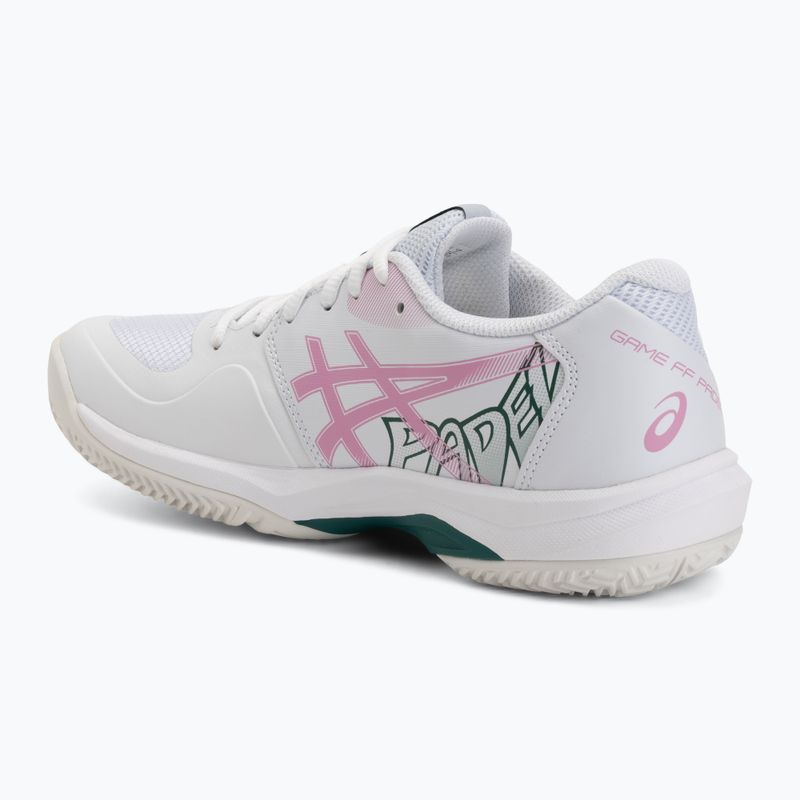 Női padelcipő ASICS Game FF Padel white/bubblegum 3