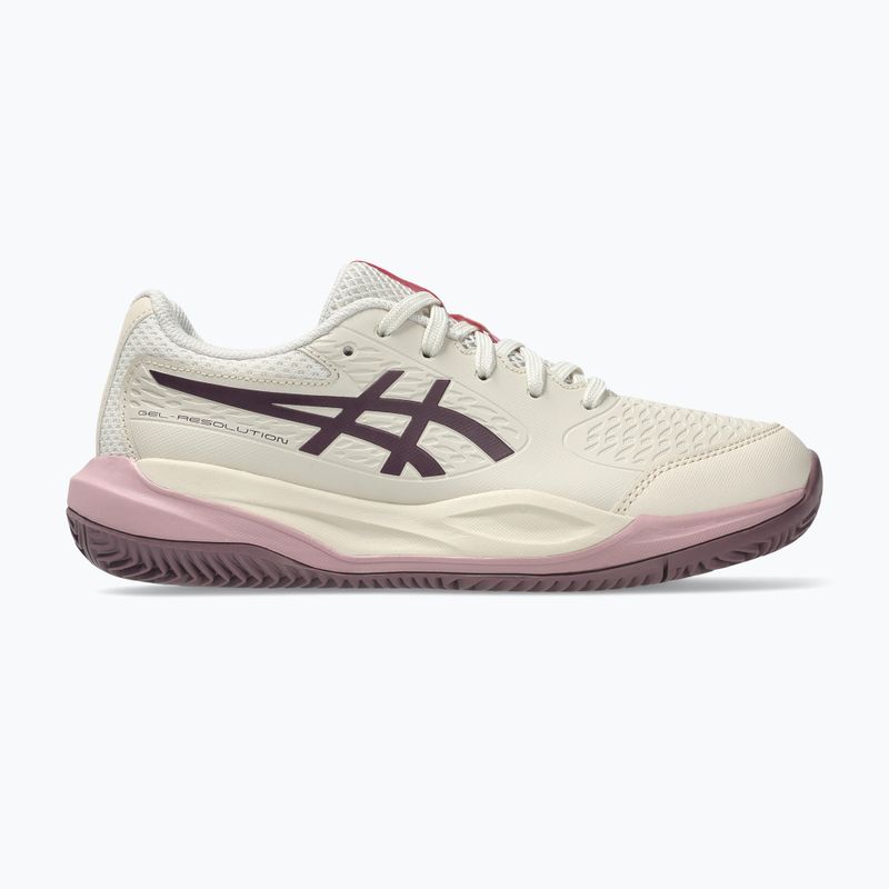 Gyerek teniszcipő ASICS Gel-Resolution X GS Clay soft oat/dark aubergine 2