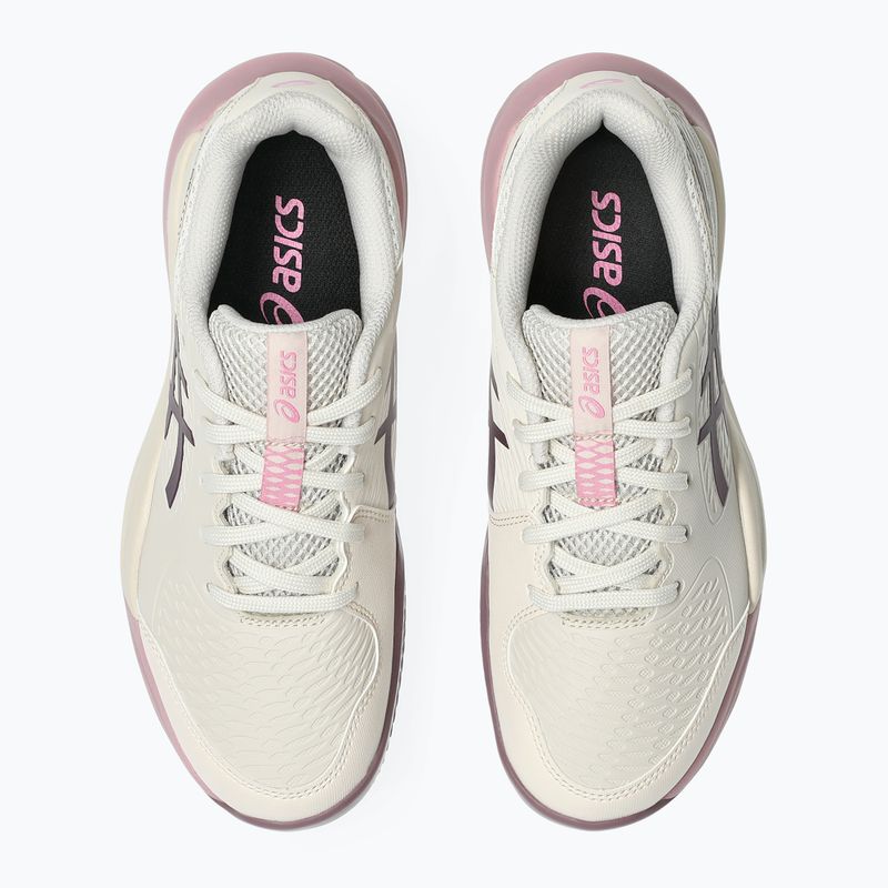 Gyerek teniszcipő ASICS Gel-Resolution X GS Clay soft oat/dark aubergine 5