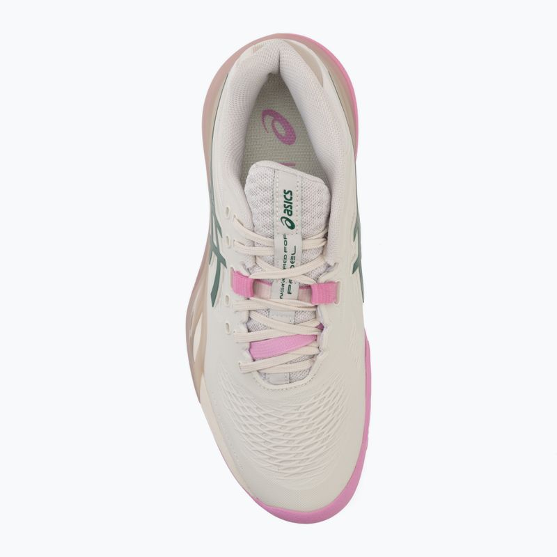Női padelcipő Asics Gel-Resolution X Padel Soft Oat/Jewel Green 5