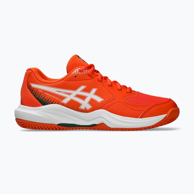 Padelcipők ASICS Gel-Dedicate 9 Padel GS energy orange/white 2