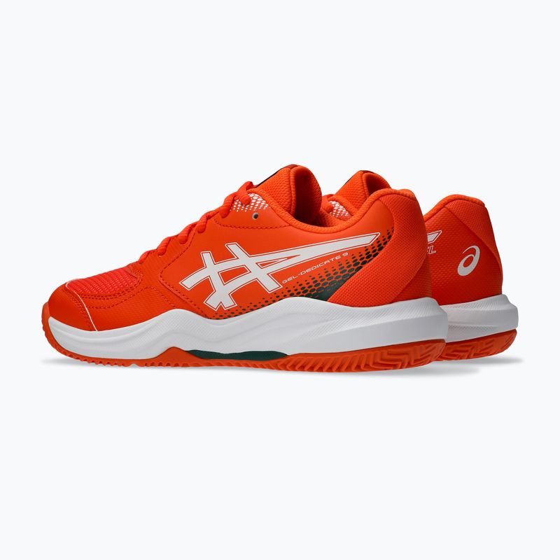 Padelcipők ASICS Gel-Dedicate 9 Padel GS energy orange/white 3