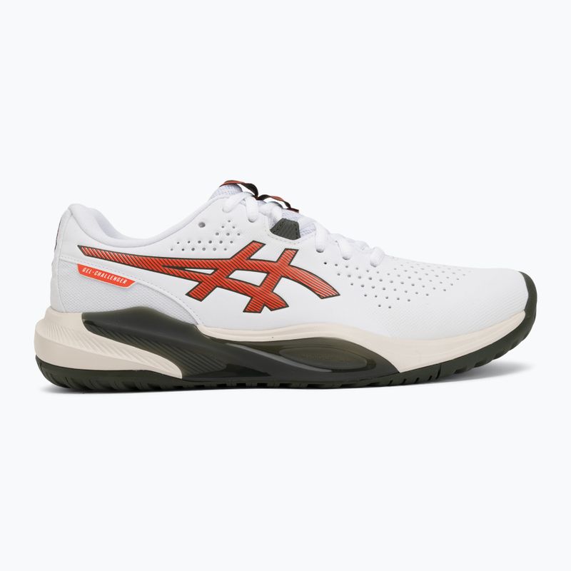 Férfi teniszcipő ASICS Gel-Challenger 15 white/cherry tomato 2
