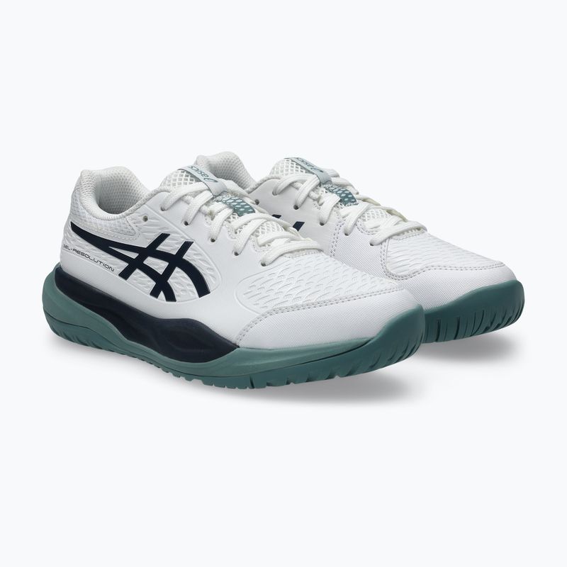 Gyerek teniszcipő ASICS Gel-Resolution X GS white/midnight