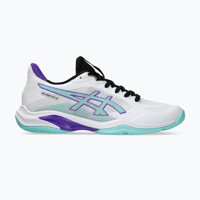 Női röplabda cipő ASICS Blade FF 2 white/illuminate mint 2