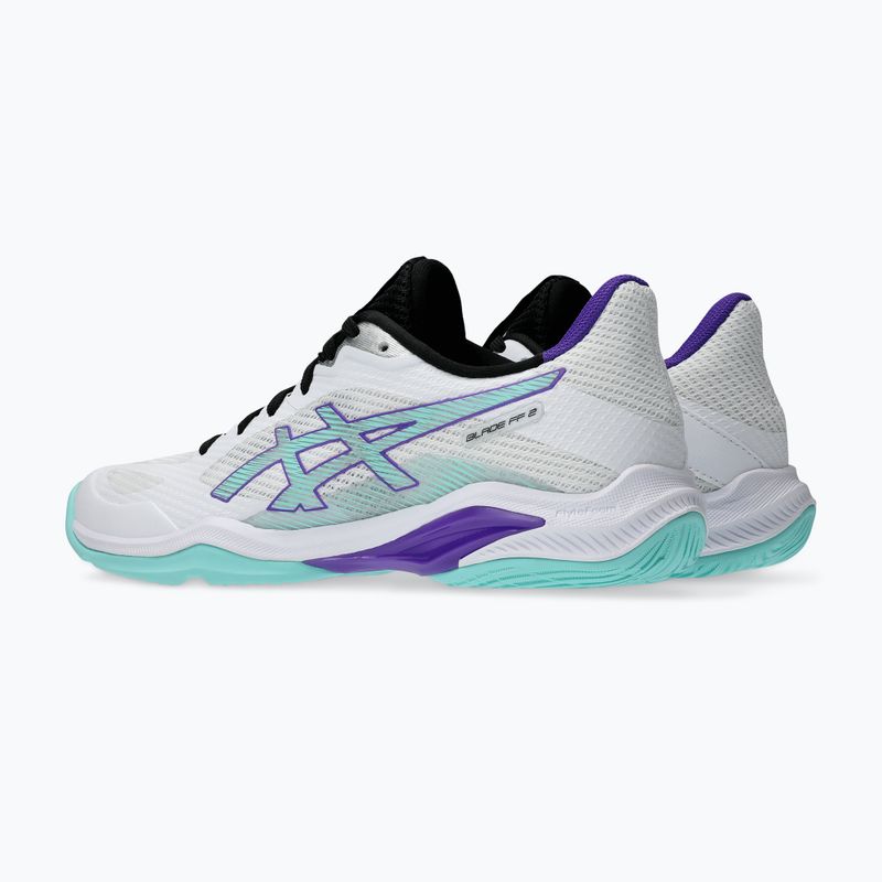 Női röplabda cipő ASICS Blade FF 2 white/illuminate mint 3