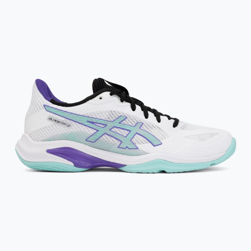Női röplabda cipő ASICS Blade FF 2 white/illuminate mint 2
