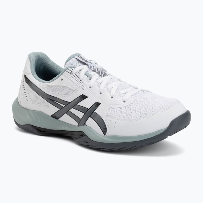Férfi röplabda cipő ASICS Gel-Rocket 12 white/steel grey