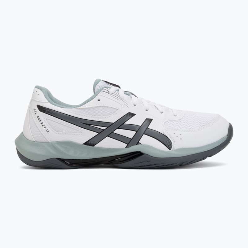 Férfi röplabda cipő ASICS Gel-Rocket 12 white/steel grey 2