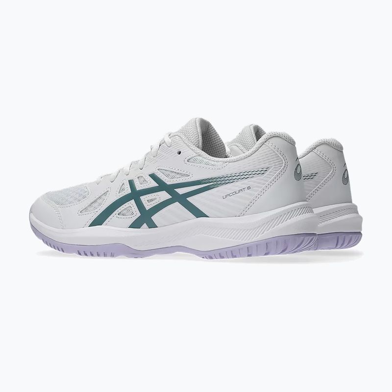 Női cipők ASICS Upcourt 6 white/foggy teal 4