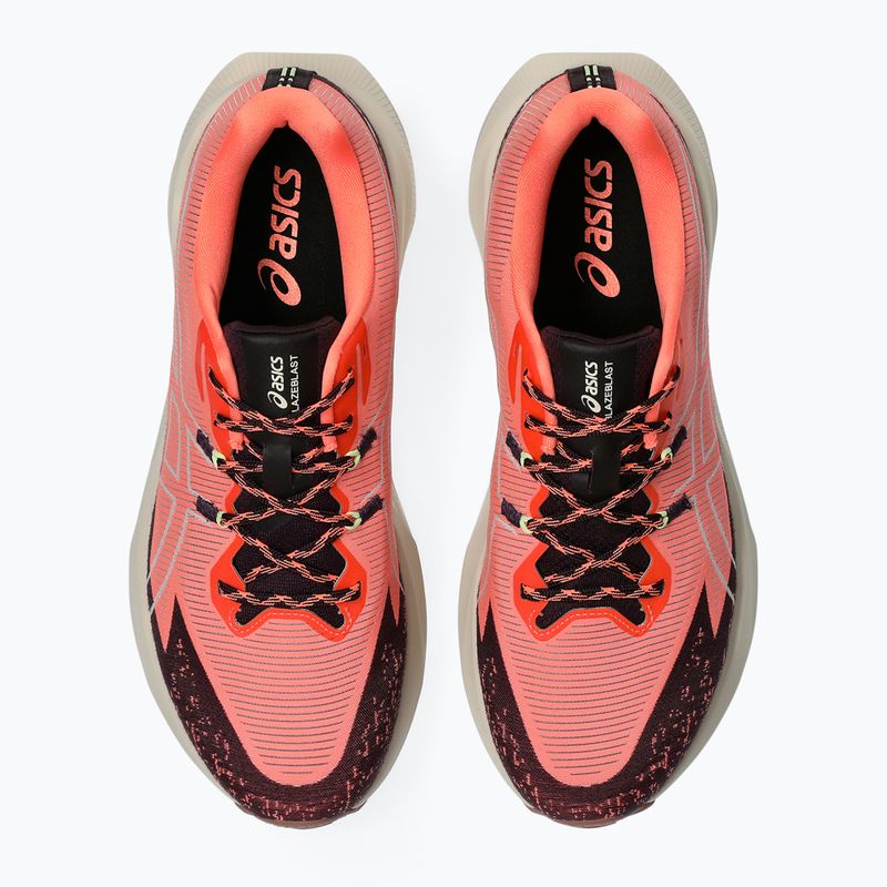Férfi futócipő Asics Blazeblast napkorall/sötét padlizsán 6