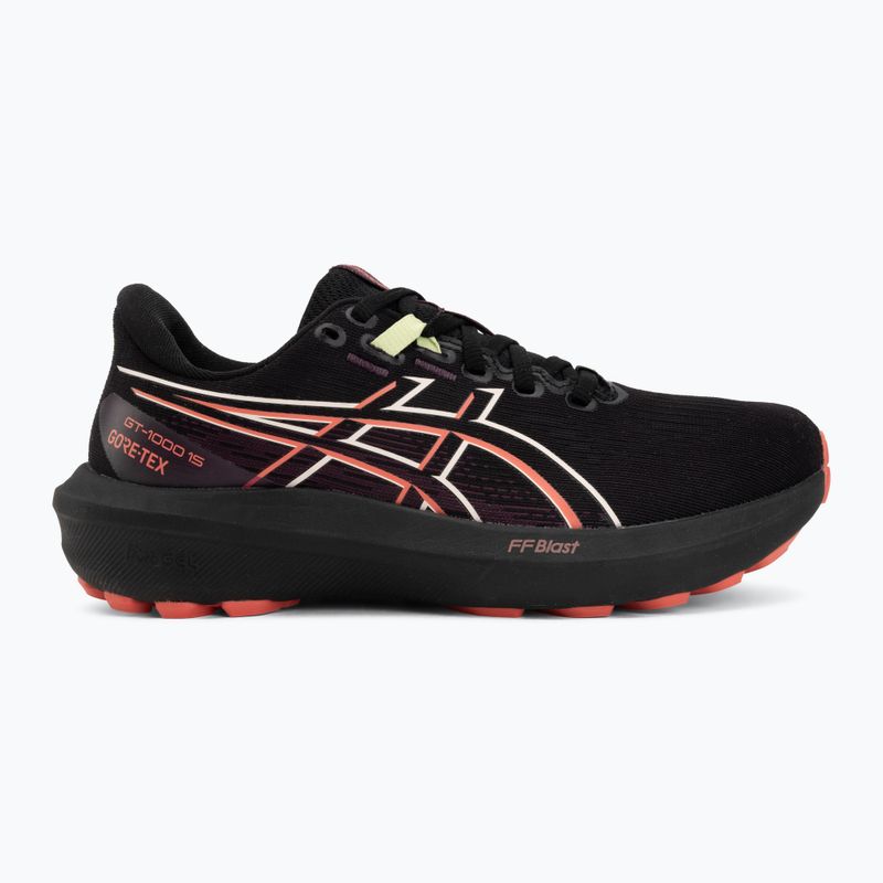 Női futócipők ASICS GT-1000 15 GTX black/dark aubergine 2