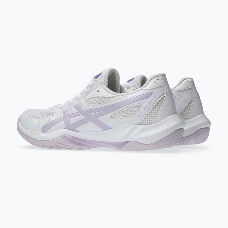Női röplabda cipő ASICS Gel-Rocket 12 white/dahlia 4