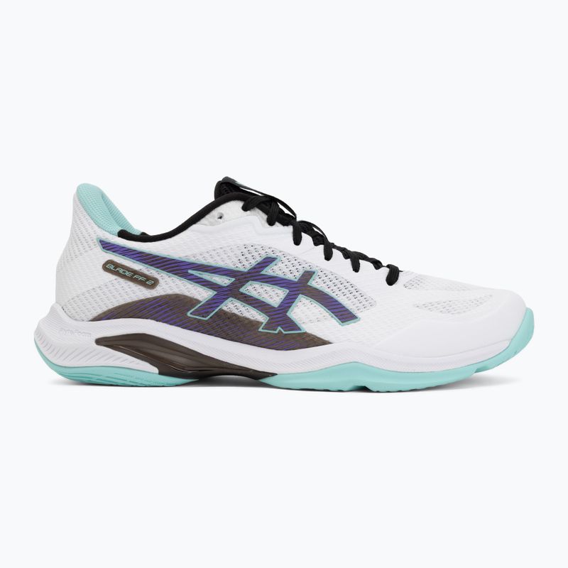 Férfi röplabda cipő ASICS Blade FF 2 white/radiant amethyst 2