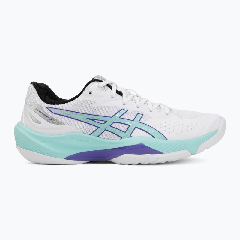 Női röplabda cipő ASICS Beyond FF 2 white/illuminate mint 2
