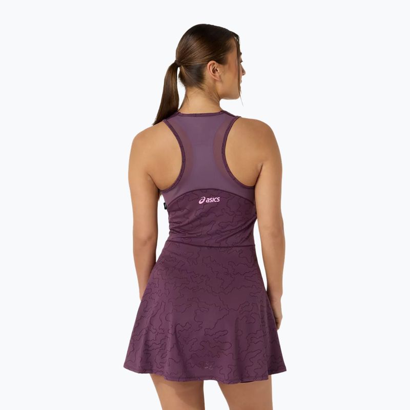 Teniszruha ASICS Match Jacquard Dress Dark Aubergine 2