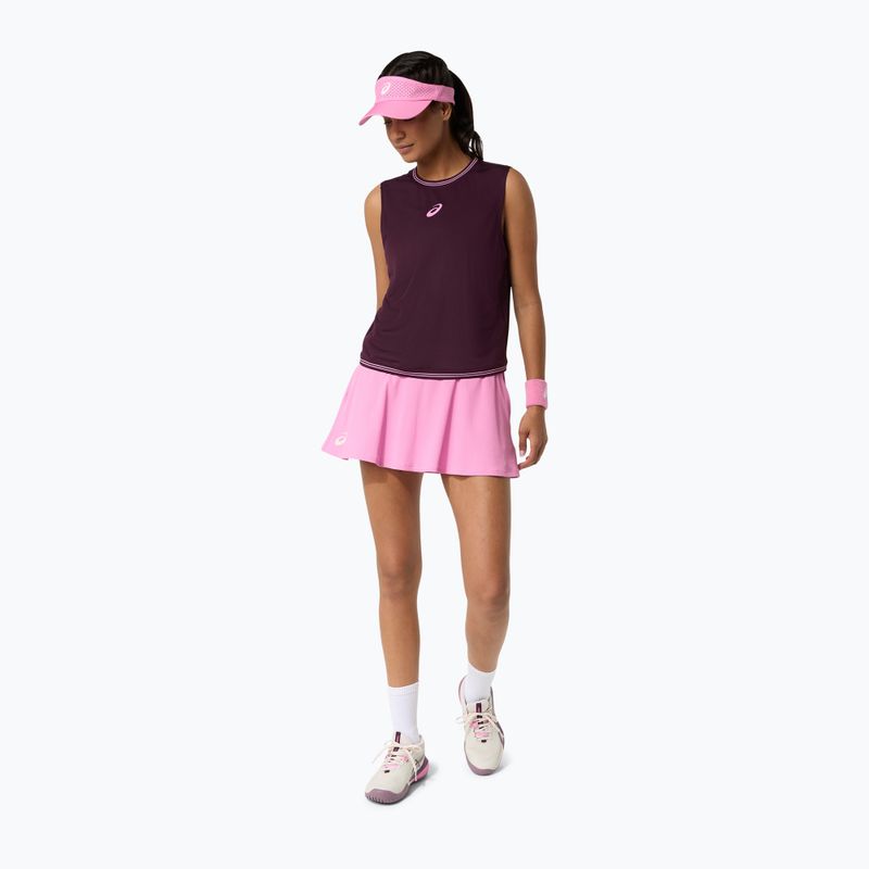 Női teniszpóló ASICS Game Sleeveless Top W dark aubergine 2