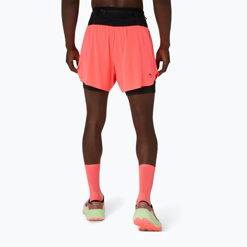 Férfi futónadrág ASICS Fujitrail Elite blazing coral 2