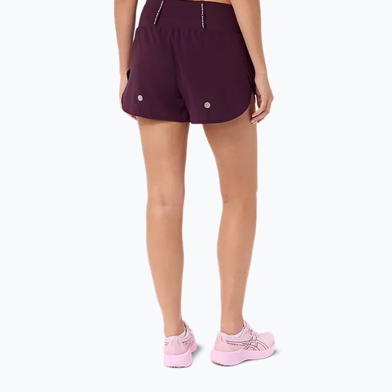 Női futónadrág Asics Road 3.5In Short Dark Aubergine 2