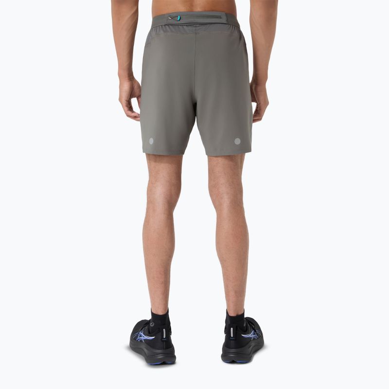 Férfi futónadrág Asics Road 7In Short Truffle Grey 3