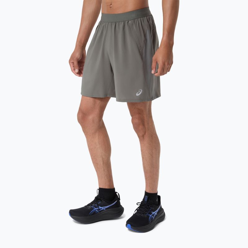 Férfi futónadrág Asics Road 7In Short Truffle Grey 4