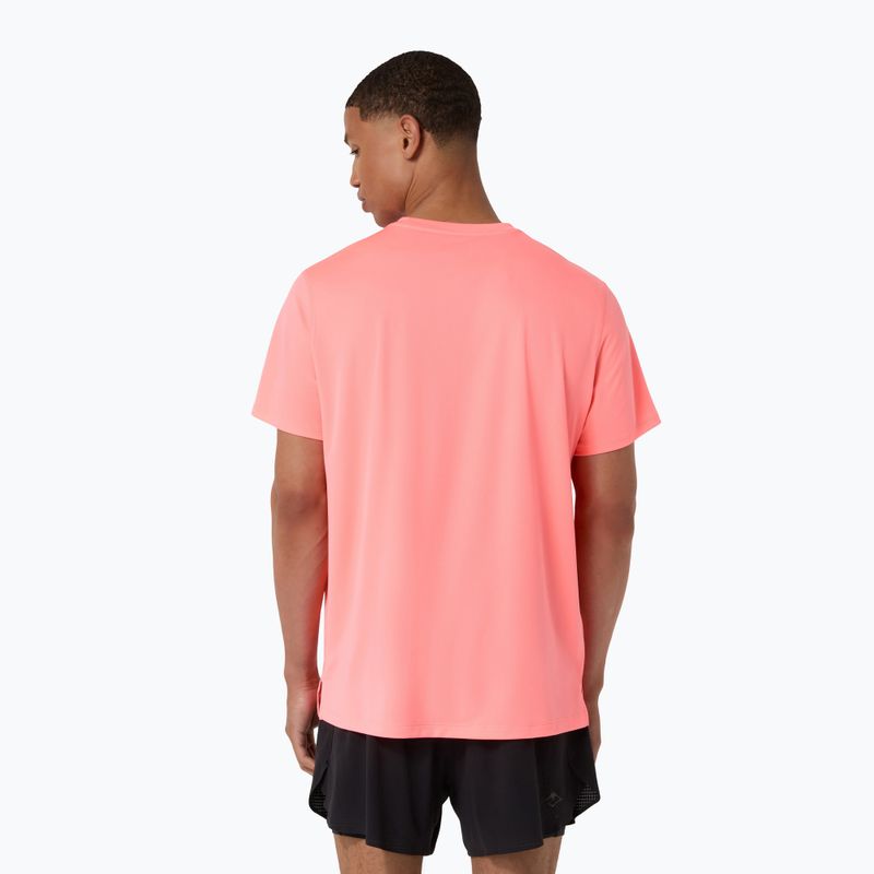 Férfi futó póló Asics Fujitrail Logo Ss Top Sun Coral 3