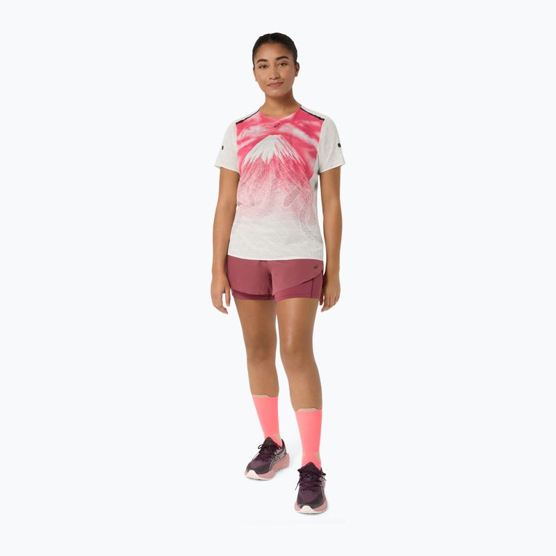 Női futónadrág ASICS Fujitrail Elite brisket red 2