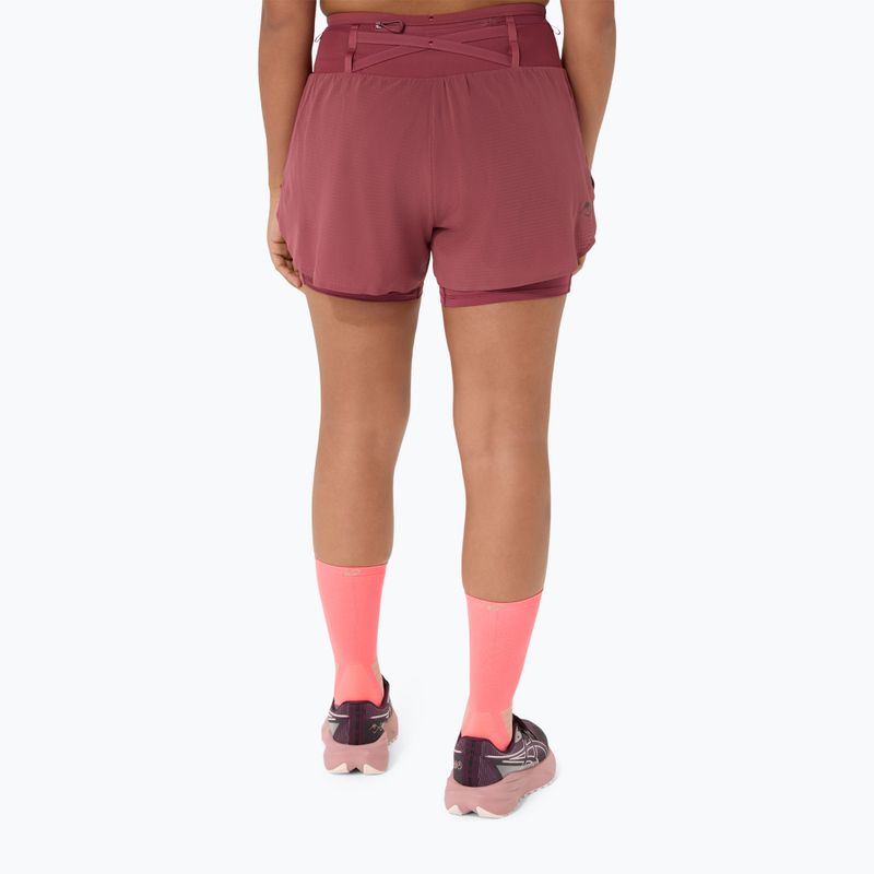 Női futónadrág ASICS Fujitrail Elite brisket red 3