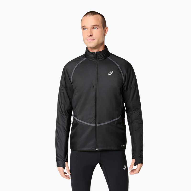Férfi futókabát ASICS Road Winter Jacket performance black