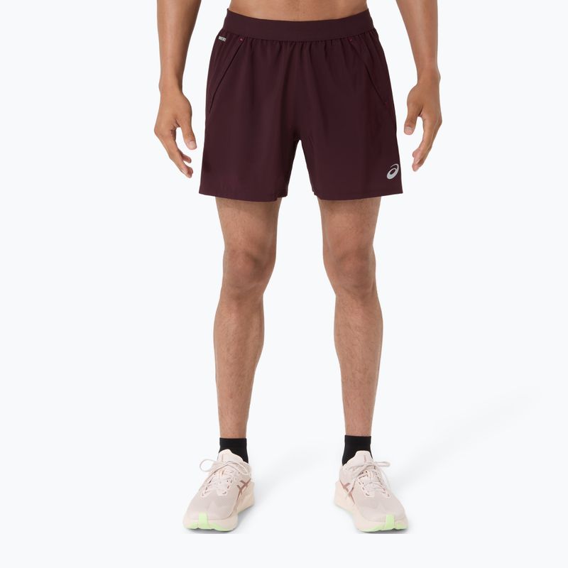 Férfi futónadrág Asics Road 5In Short Dark Currant