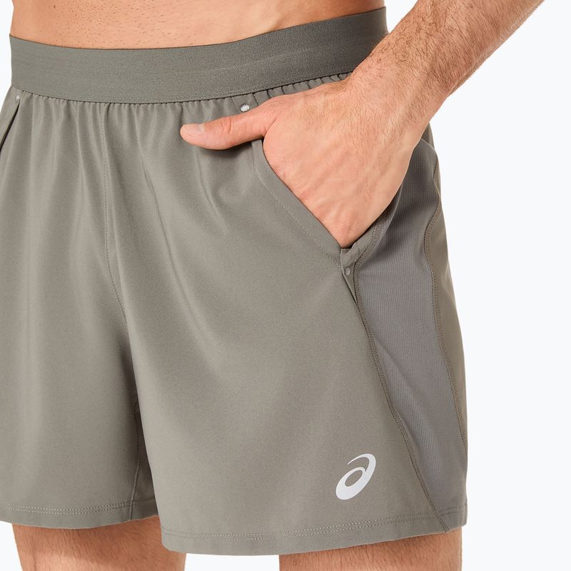 Férfi futónadrág Asics Road 5In Short Truffle Grey 5