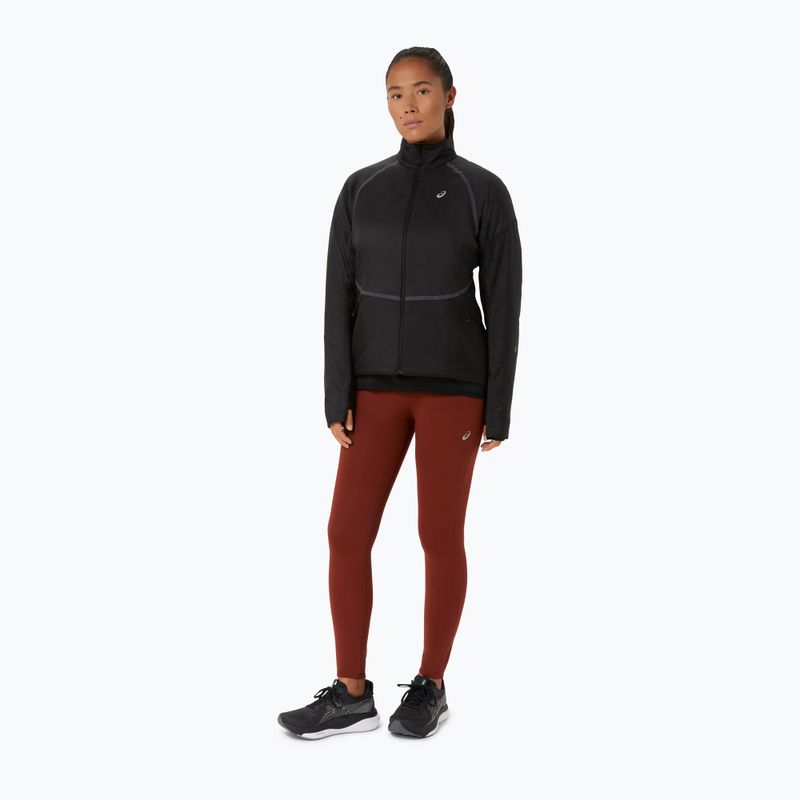 Női futóleggingsek ASICS Road Winter High Waist singed red 2
