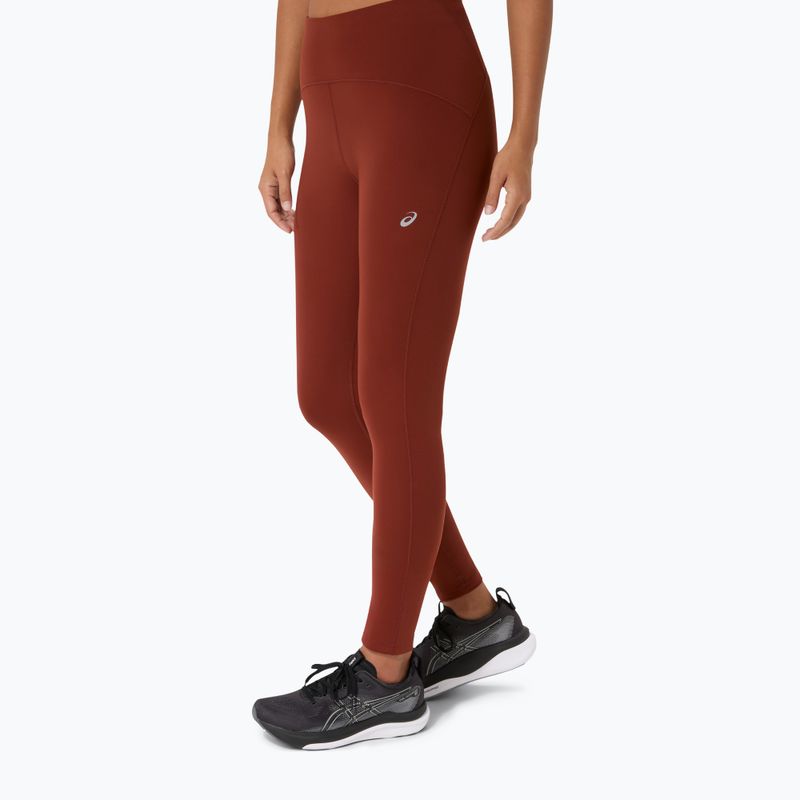 Női futóleggingsek ASICS Road Winter High Waist singed red 4