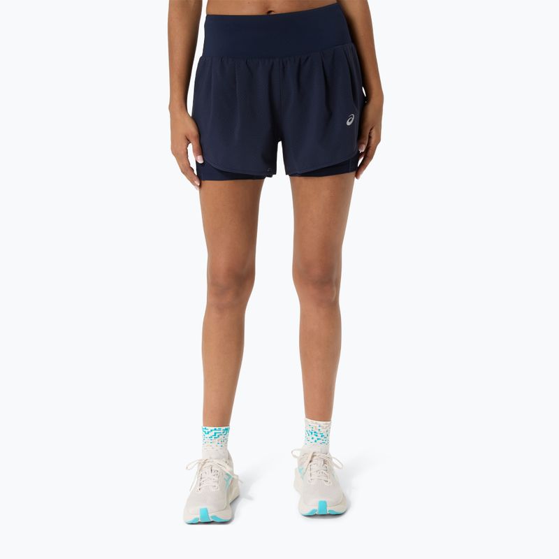 Női futónadrág Asics Road 2-N-1 3.5In Short Midnight