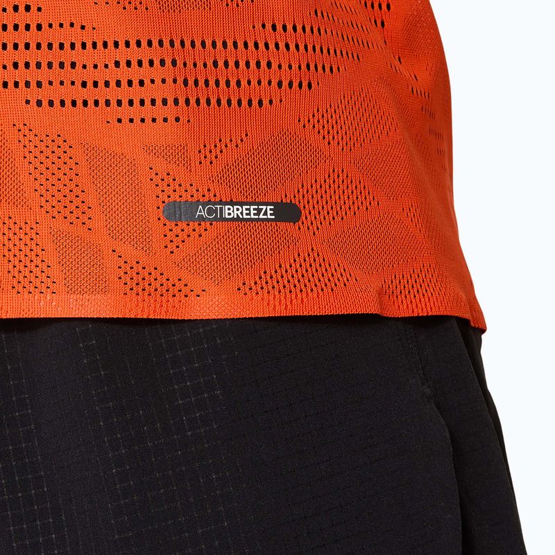 Férfi futópóló ASICS Metarun Singlet cseresznye paradicsom 6