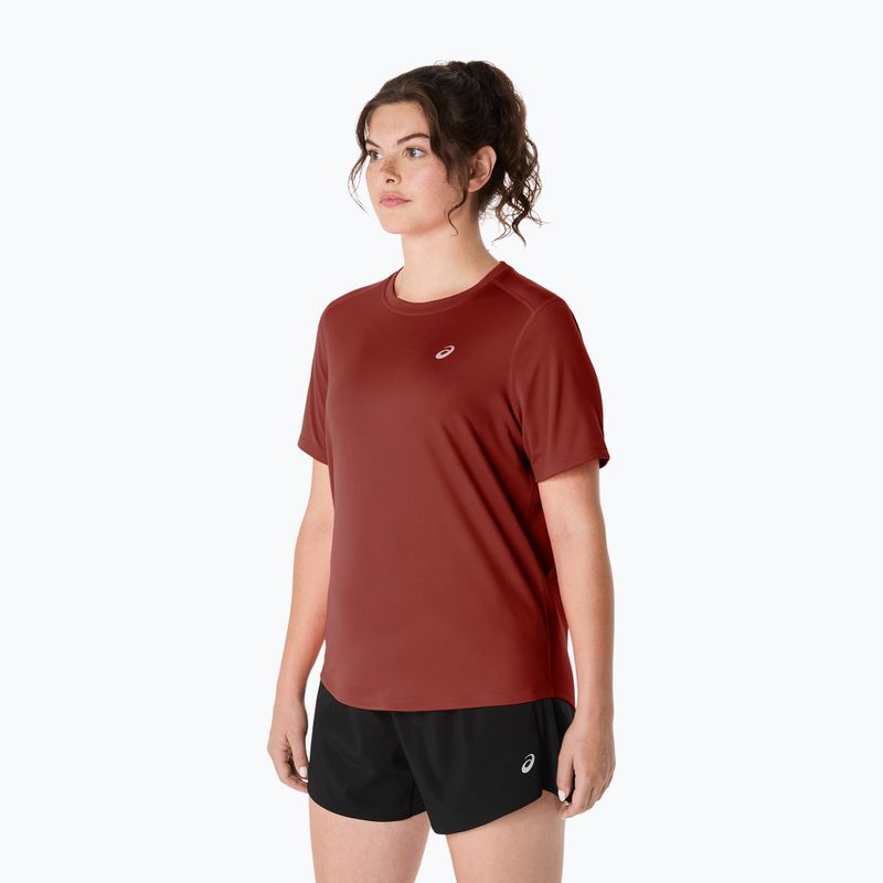 Női futó póló ASICS Core Ss Top singed red 4