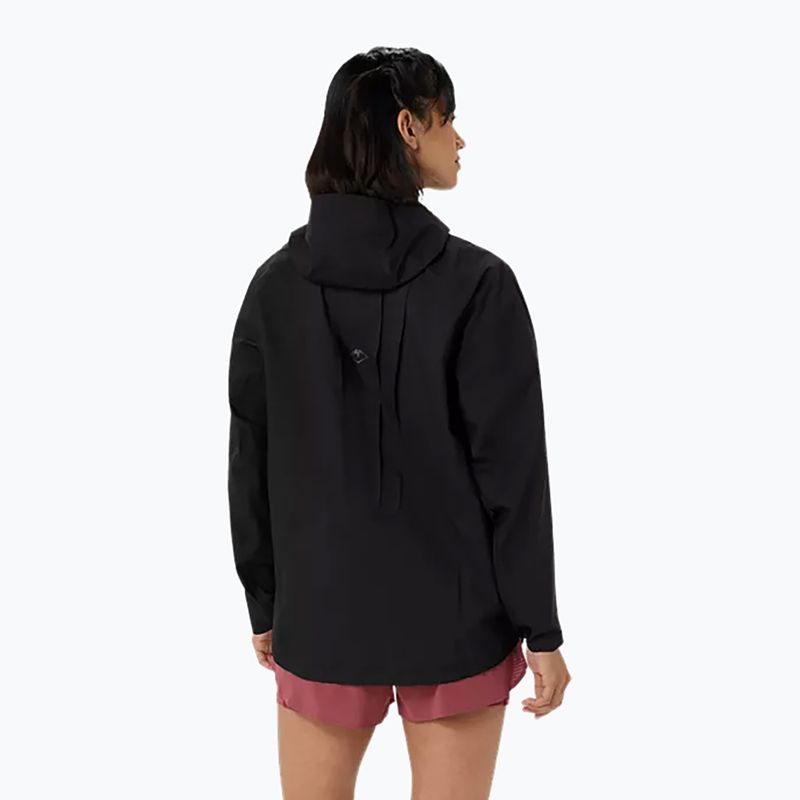 Női futókabát ASICS Fujitrail Elite Waterproof Jacket performance black 2