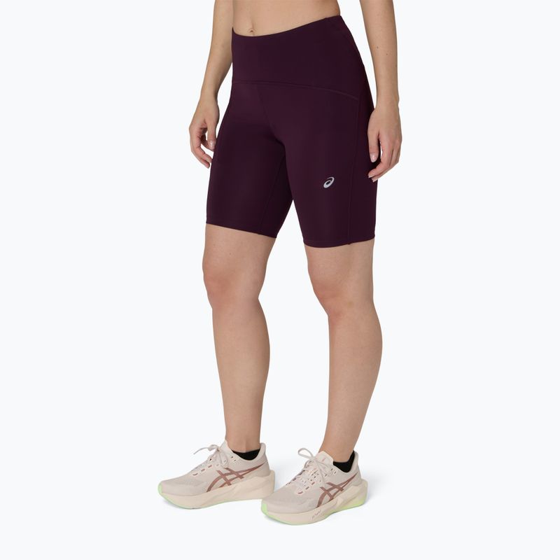 Női futónadrág Asics Road High Waist 8In Sprinter dark aubergine 4