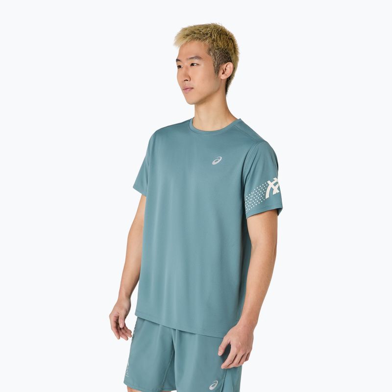 Férfi futó póló ASICS Icon foggy teal 4