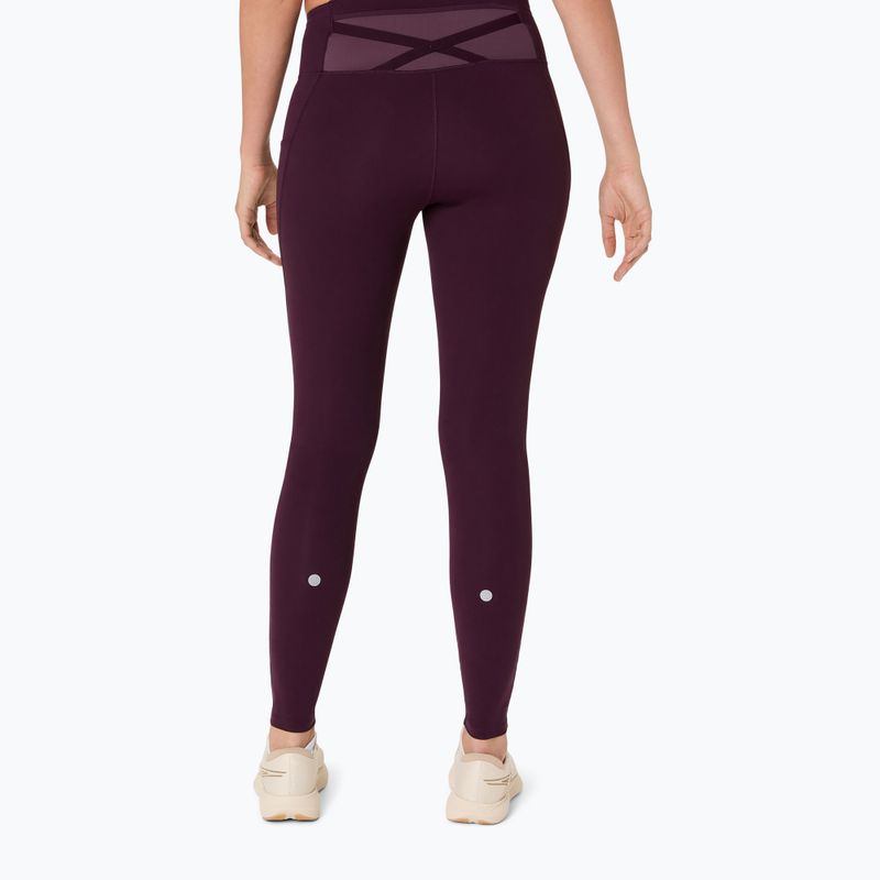 Női futóleggingsek ASICS Nagino Run dark aubergine 3