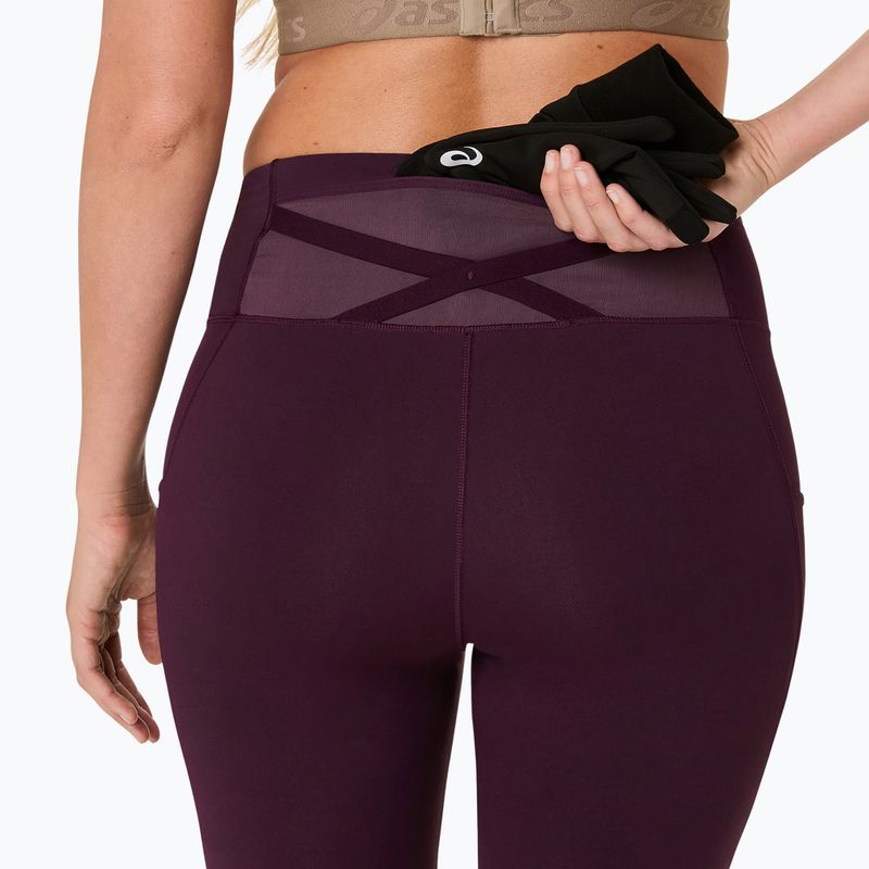 Női futóleggingsek ASICS Nagino Run dark aubergine 9