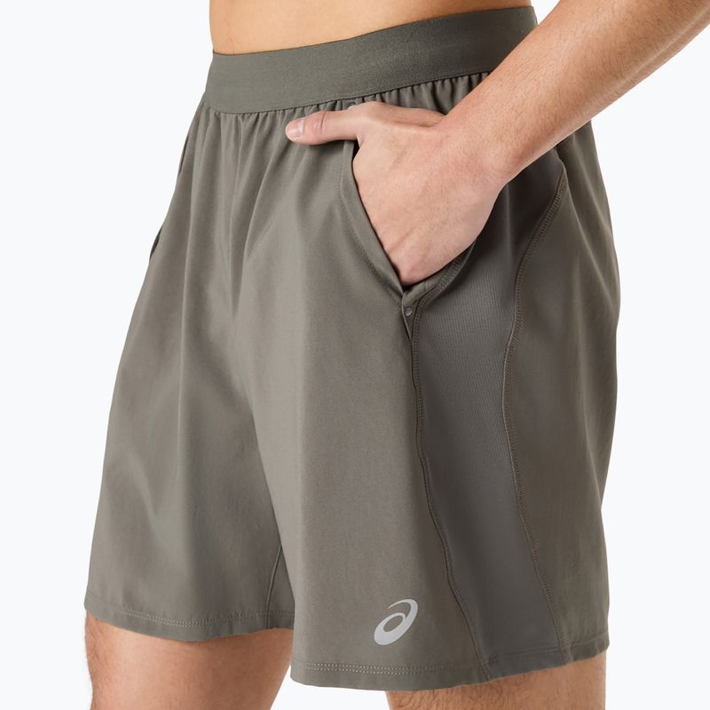 Férfi futónadrág Asics Road 2-N-1 7In Short Truffle Grey 4