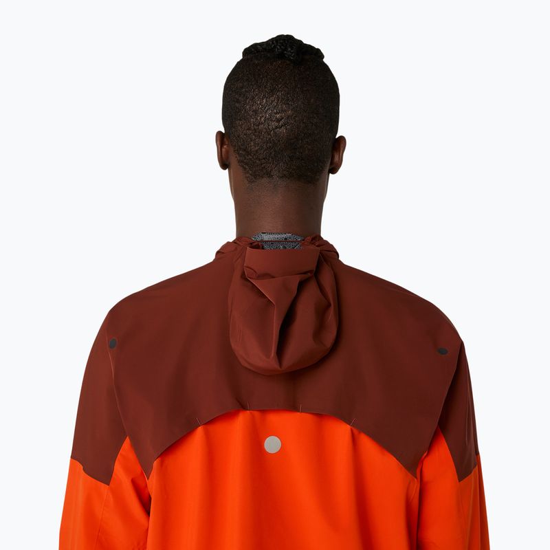 Férfi futókabát ASICS Metarun Legend Jacket cherry tomato/singed red 6