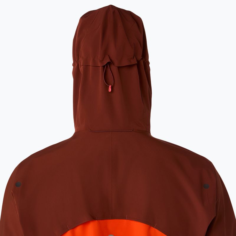Férfi futókabát ASICS Metarun Legend Jacket cherry tomato/singed red 7