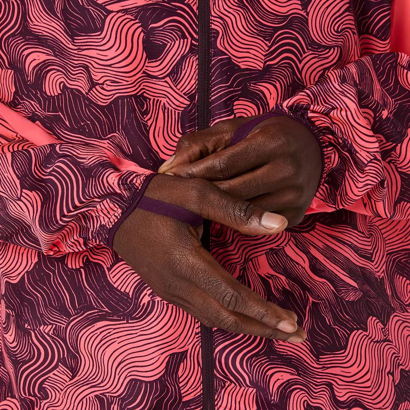 Férfi futókabát Asics Fujitrail Packable Jacket blazing coral/dark aubergine 7
