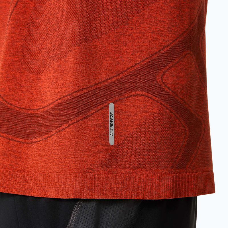 Férfi futó póló ASICS Road Seamless Top singed red 6