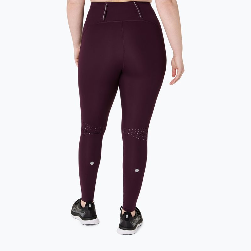 Női futóleggingsek ASICS Road High Waist Tight dark aubergine 3