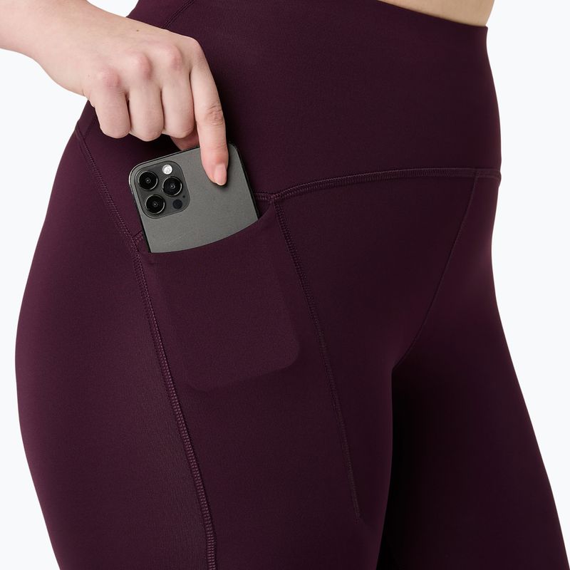 Női futóleggingsek ASICS Road High Waist Tight dark aubergine 8